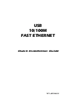 Abocom 10/100M Fast Ethernet M73-APO08-420 Quick Installation Manual preview