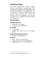 Preview for 3 page of Abocom 10/100M Fast Ethernet M73-APO08-420 Quick Installation Manual