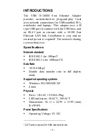 Preview for 3 page of Abocom 10/ UFE1500 Installation Manual