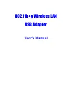 Preview for 1 page of Abocom 802.11b/g 2.0 WUG2660 User Manual