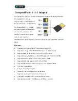 Abocom CompactFlash CA1040 Specification Sheet preview