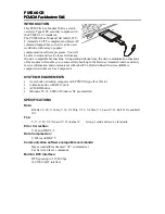 Предварительный просмотр 1 страницы Abocom Fax Modem FM560CB Specifications