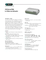 Abocom HB2100 Specification Sheet preview