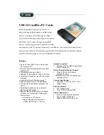 Предварительный просмотр 1 страницы Abocom UC200 Specification Sheet