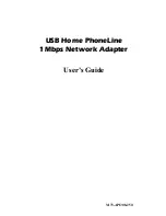 Abocom USB Home PhoneLine 1Mbps Network Adapter User Manual preview