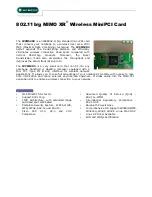 Preview for 1 page of Abocom WCM5202 Specification Sheet