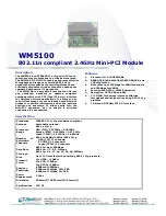 Abocom WM5100 Specification preview