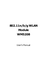 Preview for 1 page of Abocom WM5208 User Manual