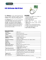 Preview for 1 page of Abocom WMB2000 Specifications