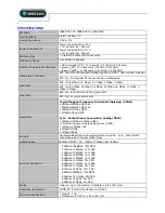 Preview for 2 page of Abocom WMG2400 Specification Sheet