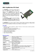 Preview for 1 page of Abocom WPG2000 Specifications