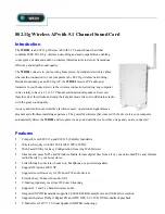 Abocom WR201 Specification Sheet preview