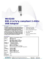 Preview for 1 page of Abocom WU5200 Specification