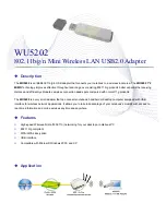 Abocom WU5202 Specification Sheet preview