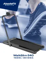 AbodeFit WalkSlim 540 User Manual preview