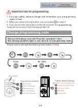 Предварительный просмотр 10 страницы AboLife M15 Operation Manual