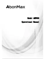 AbonMax AMF650 Operational Manual preview