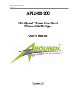 Предварительный просмотр 1 страницы Aboundi APL1400-200 User Manual