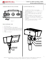 Preview for 2 page of Above All LED V-LINE Series Instruction Manual