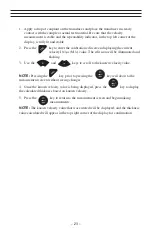 Preview for 24 page of ABQ Industrial Checkline TI-25DLXT Instruction Manual