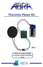 Preview for 1 page of Abra Theremin Player Kit Quick Start Manual