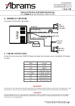 Preview for 4 page of Abrams TORNADO 3 Installation And Configuration Manual