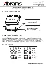 Preview for 6 page of Abrams TORNADO 3 Installation And Configuration Manual