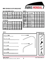 Предварительный просмотр 2 страницы ABRIS MONDIAL MINI SINGLE SLOPE WALKWAY Instructions