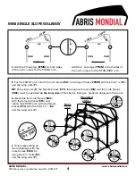 Предварительный просмотр 4 страницы ABRIS MONDIAL MINI SINGLE SLOPE WALKWAY Instructions