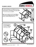 Preview for 4 page of ABRIS MONDIAL WALKWAY SHELTER Manual