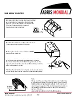 Preview for 5 page of ABRIS MONDIAL WALKWAY SHELTER Manual