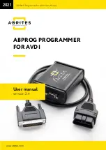 Предварительный просмотр 1 страницы ABRITES ABPROG User Manual