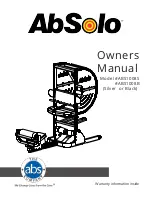 Abs Company Ab Solo ABS1008B Owner'S Manual preview