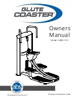 Abs Company Glute Coaster ABS1011 Owner'S Manual preview