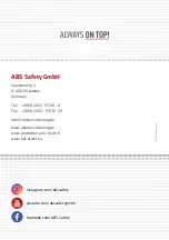 Preview for 16 page of ABS Safety ABS-Lock Falz H Quick Start Quide