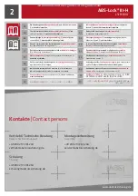 Preview for 2 page of ABS Safety ABS-Lock III-H L3-H Series Installation Manual