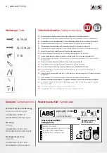 Предварительный просмотр 2 страницы ABS Safety ABS-Lock SYS II Assembly Instructions Manual