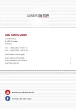 Предварительный просмотр 32 страницы ABS Safety ABS-Lock SYS II Assembly Instructions Manual