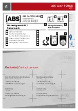 Preview for 6 page of ABS Safety ABS-Lock T-QUICK Installation Manual