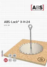 Preview for 1 page of ABS Safety ABS-Lock X-H-24 Manual