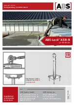 Preview for 1 page of ABS Safety ABS-Lock X-SR-B Installation Manual