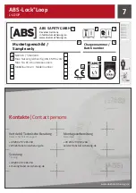 Preview for 7 page of ABS Safety Lock Loop Installation Manual