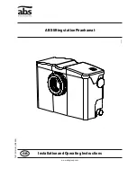 Preview for 1 page of ABS 100 Installation And Operating Instructions Manual