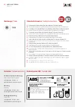 Предварительный просмотр 2 страницы ABS ABS-Lock DH04 Series Manual