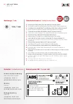 Preview for 2 page of ABS ABS-Lock DH04 Series Quick Start Manual