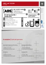 Предварительный просмотр 11 страницы ABS ABS-Lock EG250 Installation Manual