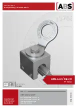 ABS ABS-Lock Falz III Installation Manual preview