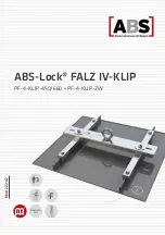 ABS ABS-Lock FALZ IV-KLIP Manual preview