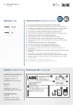 Предварительный просмотр 2 страницы ABS ABS-Lock Falz VI Manual