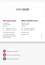 Предварительный просмотр 8 страницы ABS ABS-Lock Falz VI Manual